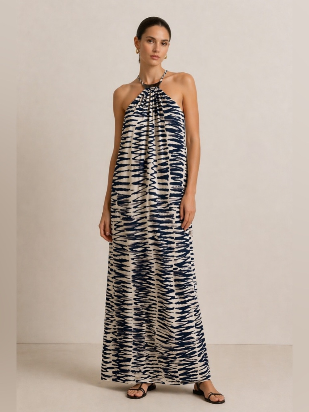 Trina Turk Nikka Halter Maxi Dress Sz 8